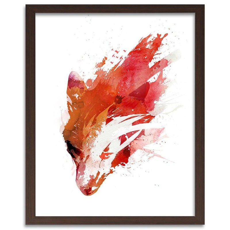 Glezna brūnā rāmī - Red Wolf  Home Trends DECO