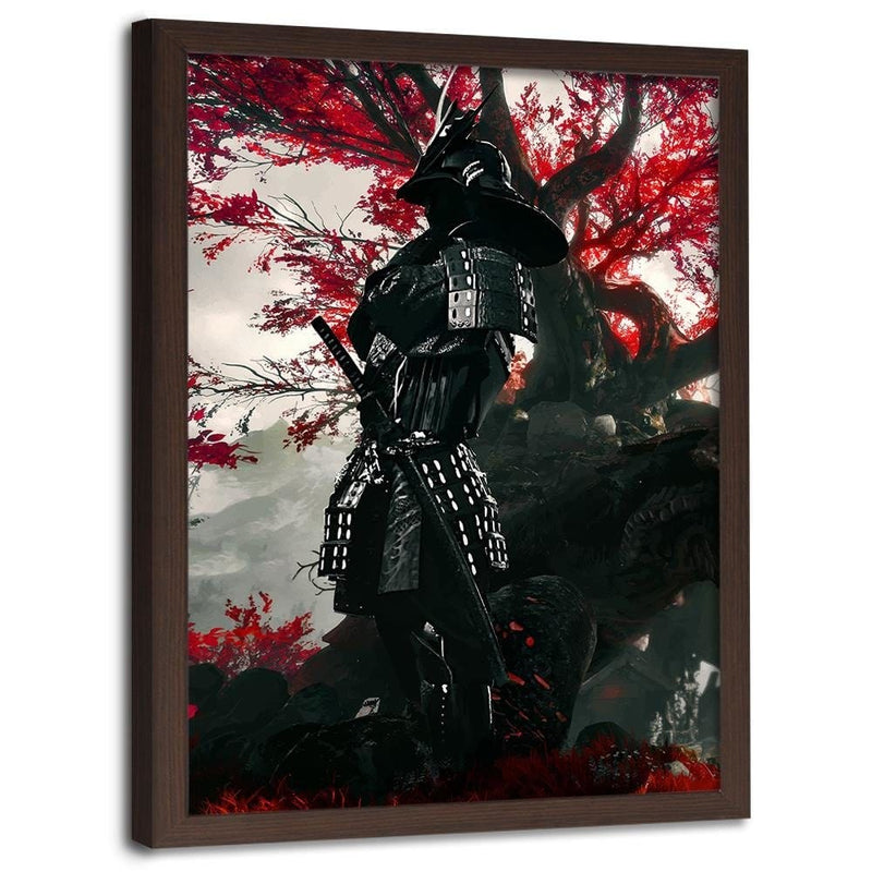 Glezna brūnā rāmī - Samurai  Home Trends DECO