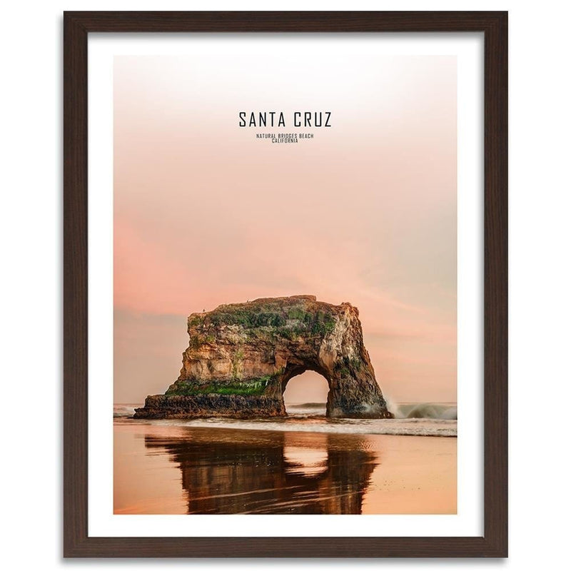 Glezna brūnā rāmī - Santa Cruz  Home Trends DECO