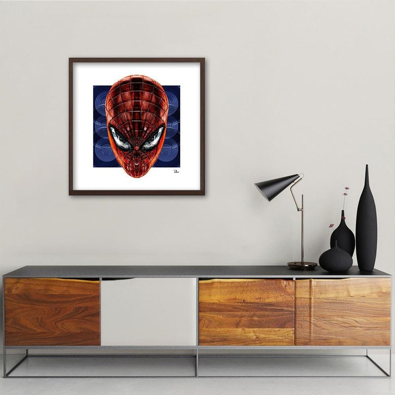 Glezna brūnā rāmī - Spider Man  Home Trends DECO