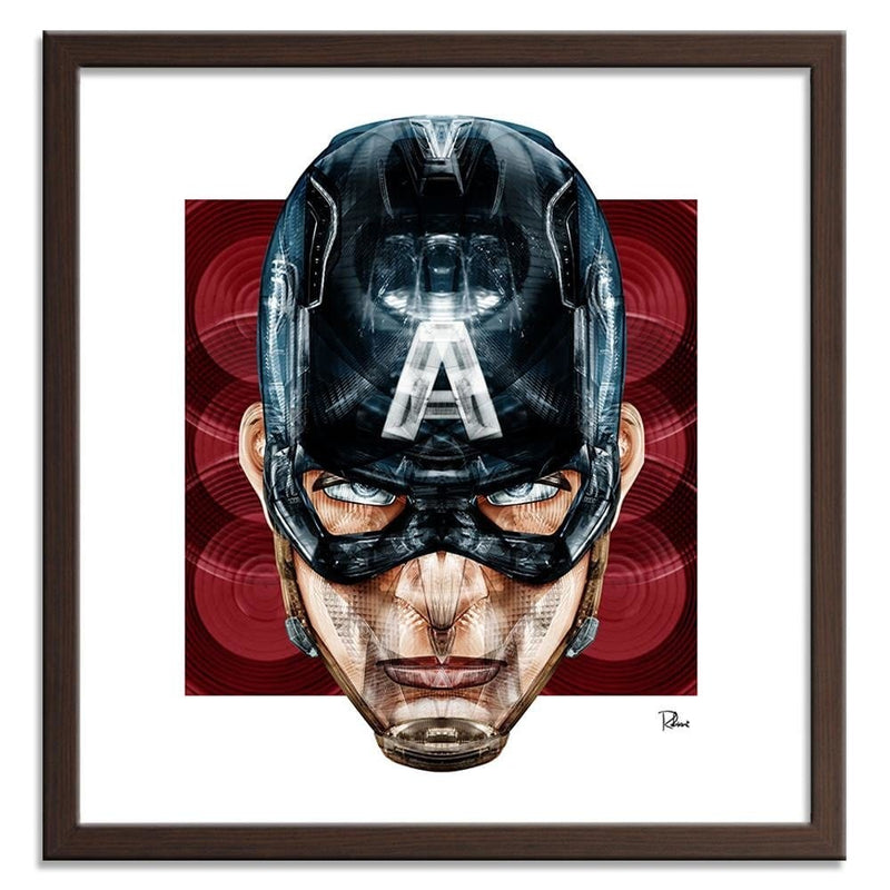 Glezna brūnā rāmī - Superhero America  Home Trends DECO