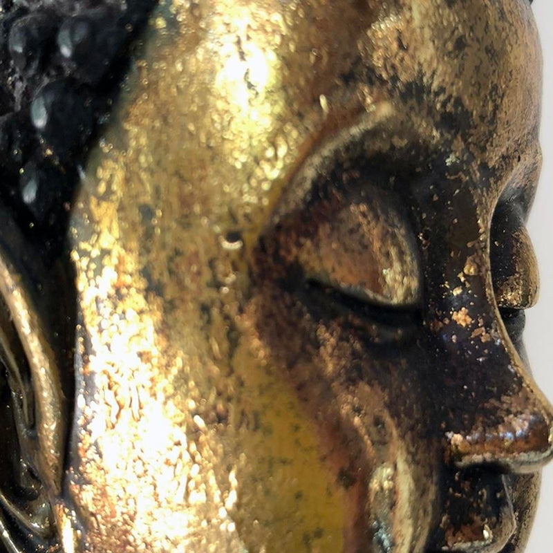 Glezna brūnā rāmī - The Face Of The Golden Buddha  Home Trends DECO