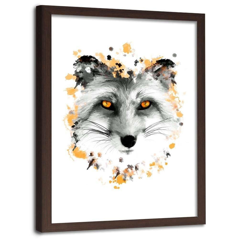 Glezna brūnā rāmī - The Fox  Home Trends DECO