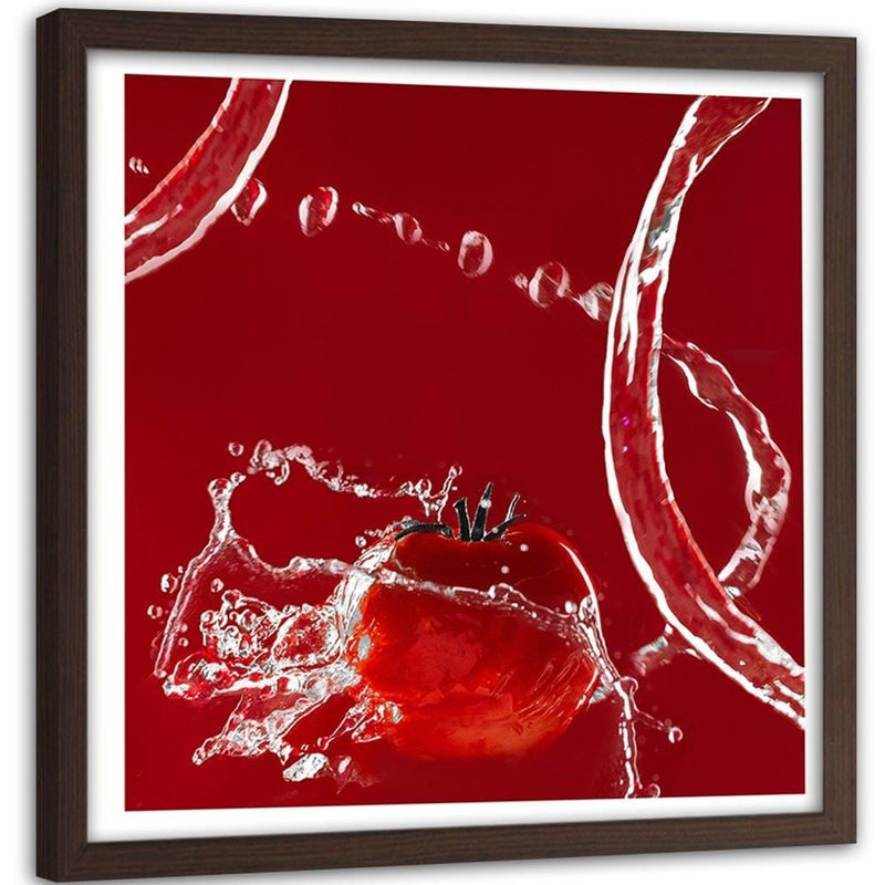 Glezna brūnā rāmī - Tomato In Water 2  Home Trends DECO