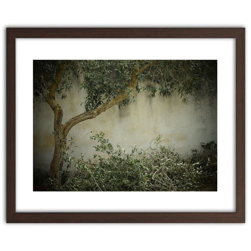 Glezna brūnā rāmī - Tree On The Wall  Home Trends DECO