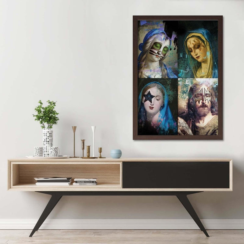 Glezna brūnā rāmī - Visual Art  Home Trends DECO