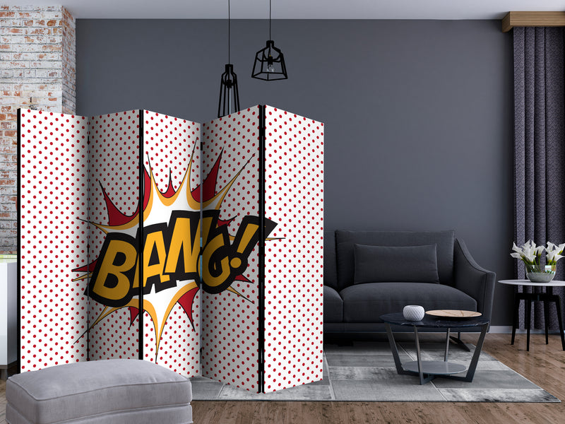 Aizslietnis 5-daļīgs - BANG! (225x172cm)